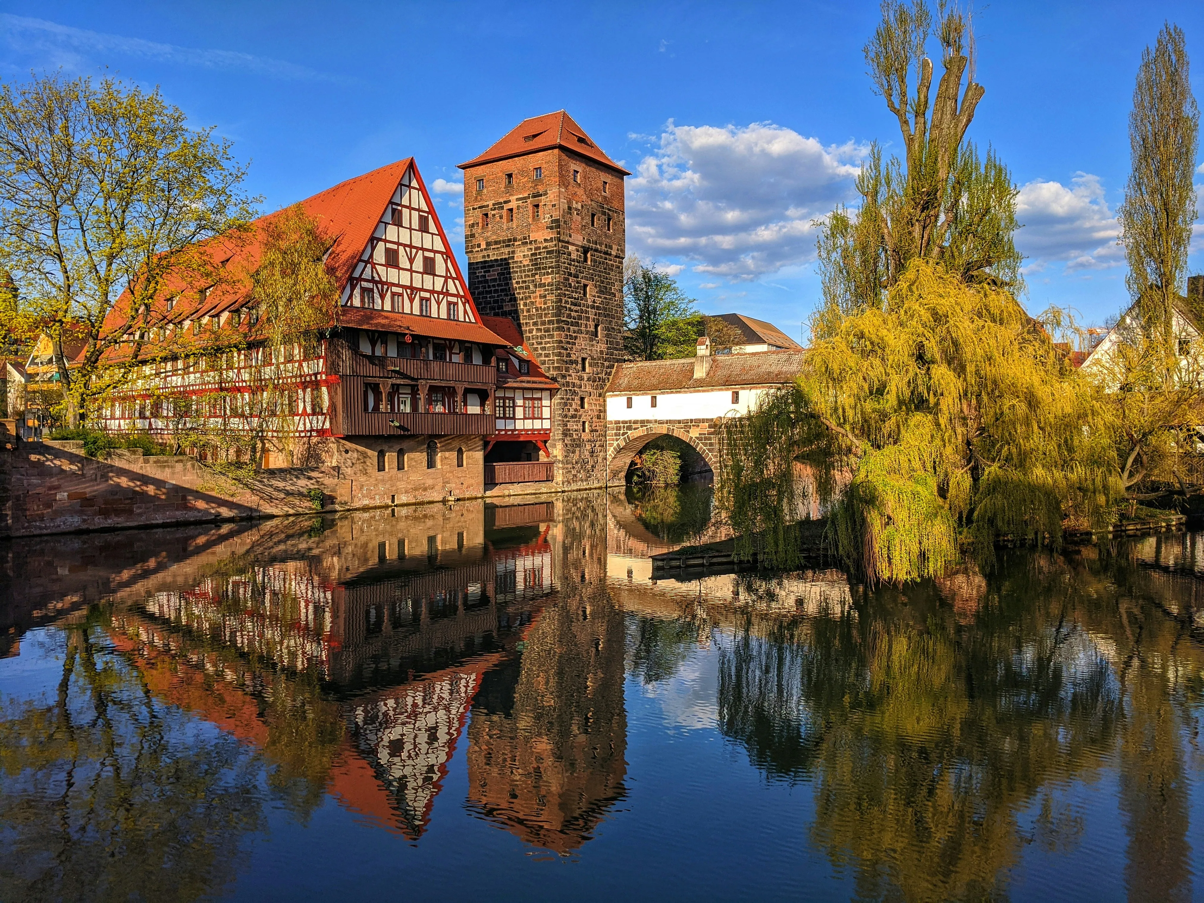 Ansicht von Nürnberg mit historischer Architektur